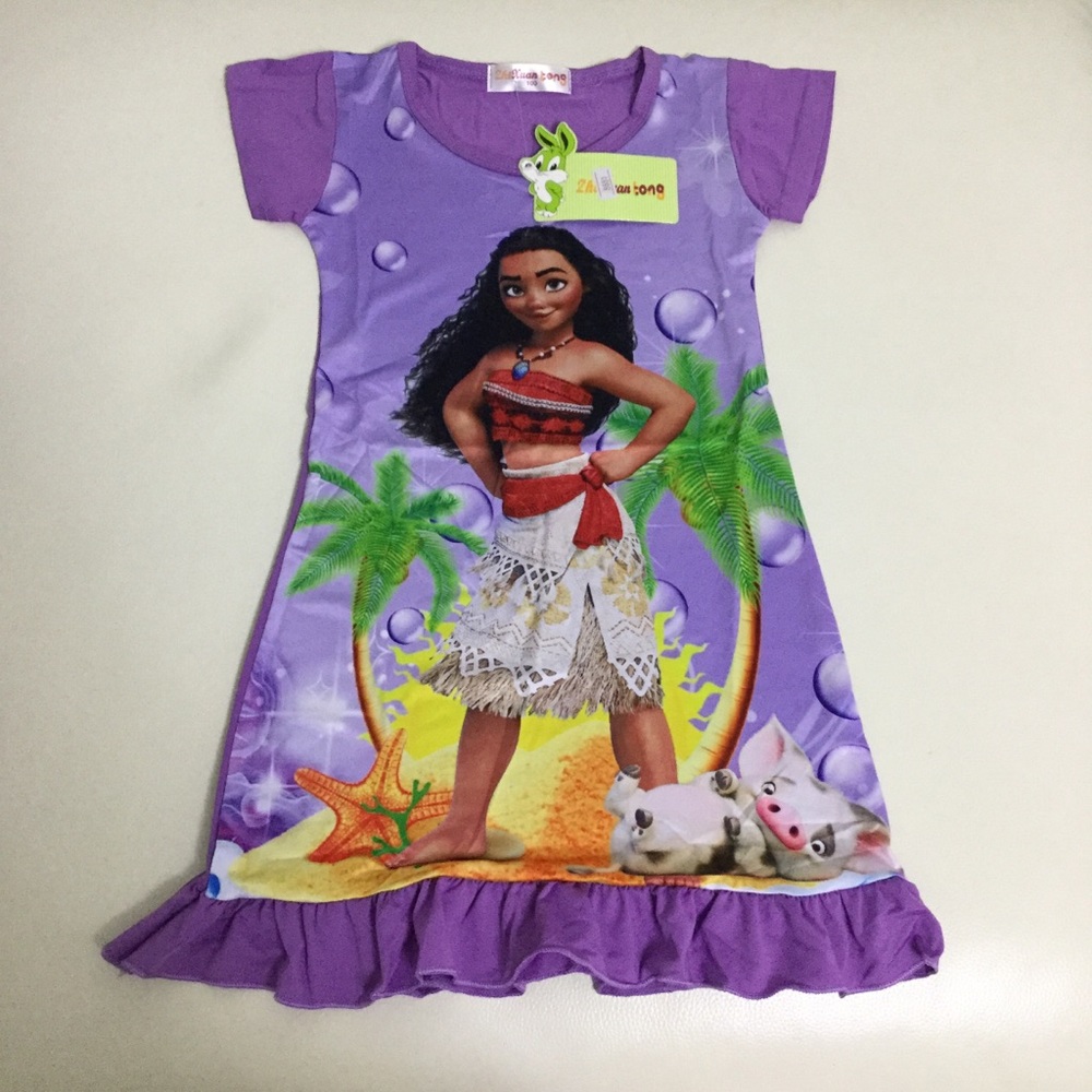 Princess Moana cute comfy Nightgown - Picture 3 of 5